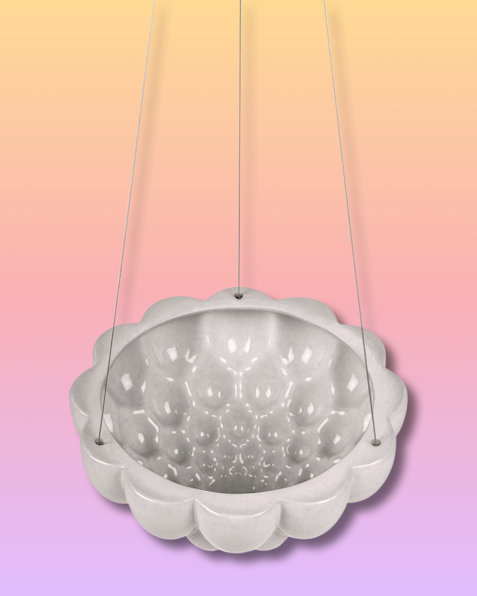 Jelly Hanging Planter - Gray