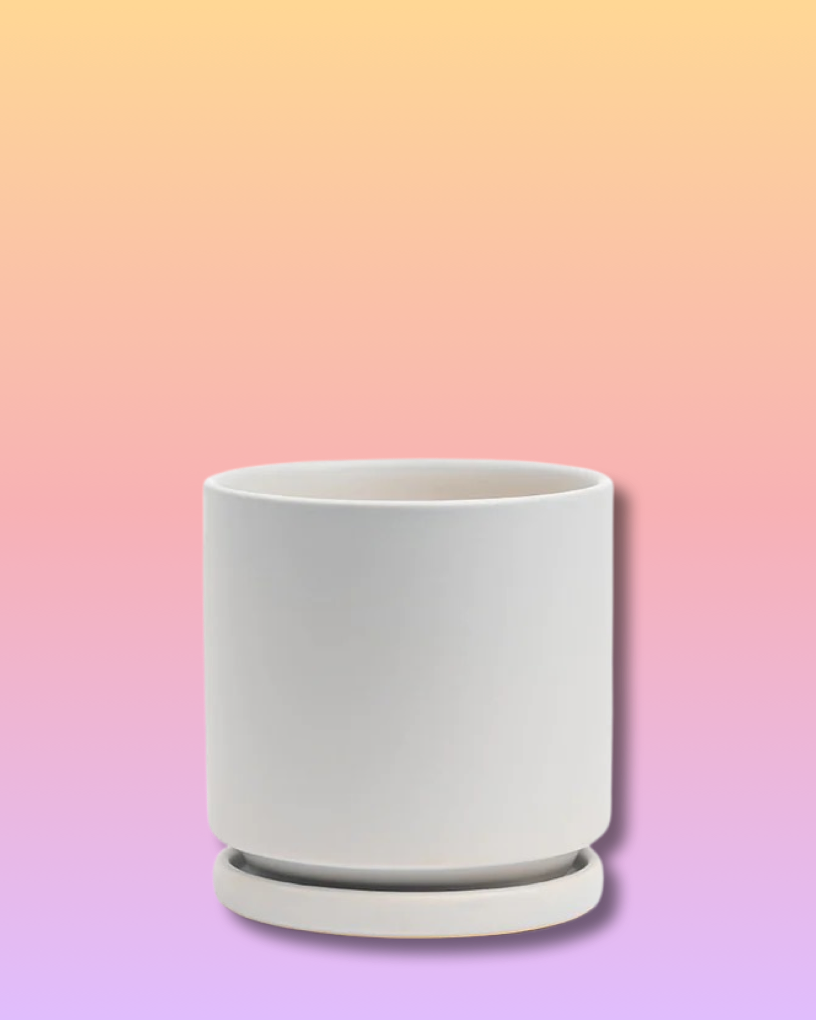 Gemstone Porcelain Cylinder - Stone