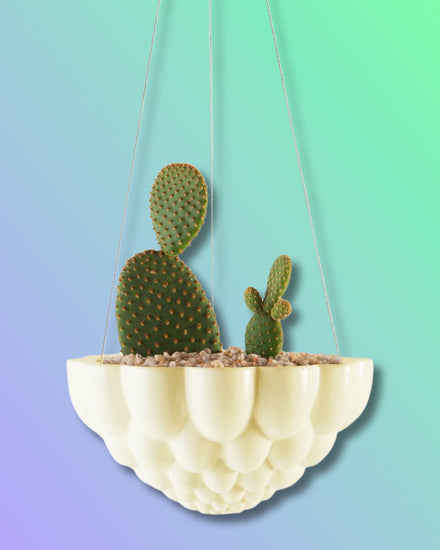 Jelly Hanging Planter - Yellow