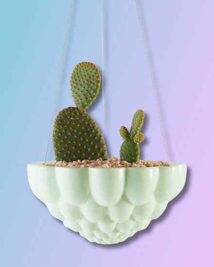 Jelly Hanging Planter - Green