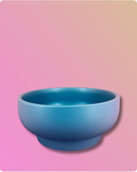 Pedestal Bowl - Teal