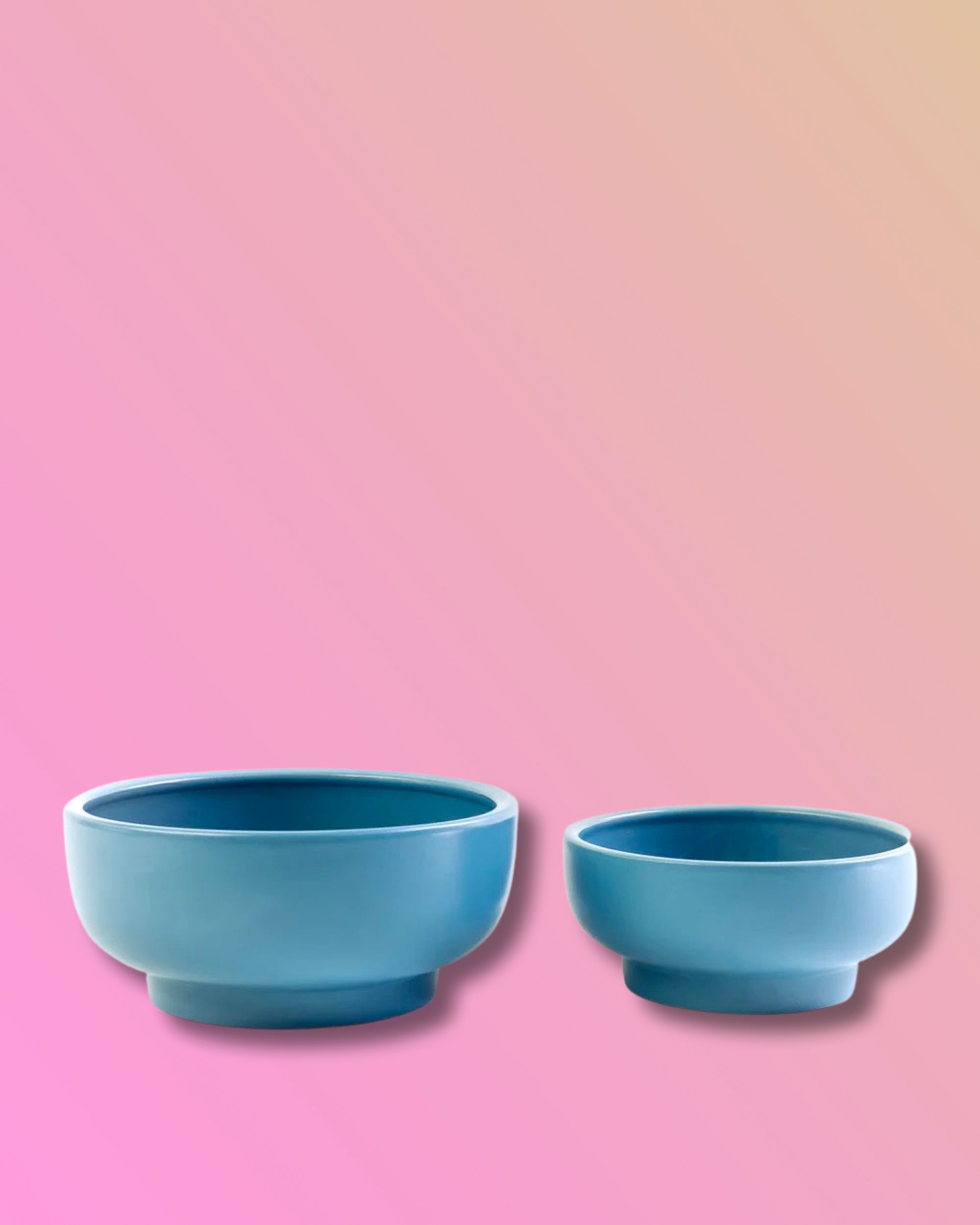 Pedestal Bowl - Teal