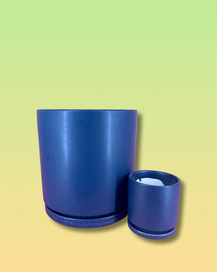 Gemstone Porcelain Cylinder - Midnight