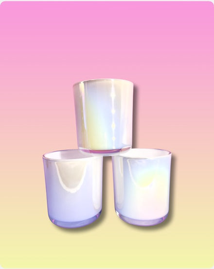 Iridescent Planter / Vase - Pearl